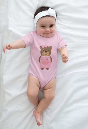 Cute Valentine Bear Infant Long Sleeve Bodysuit